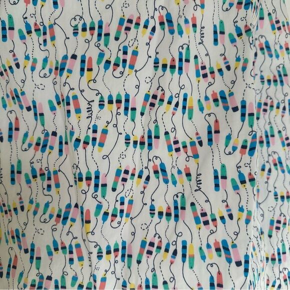 Lilly Pulitzer Sz 2 Oh Buoy Alexi Nautical Mini Dress Beachy Cottagecore Whimsy - Picture 11 of 11